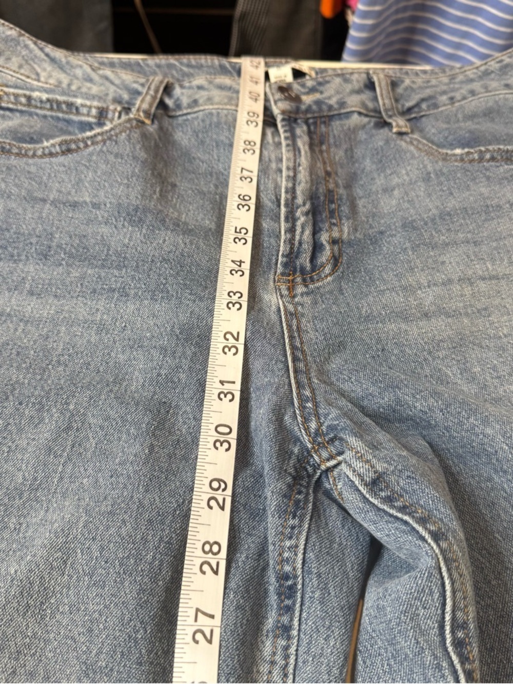 And Now This Studded Wide Leg Jeans Size 32 High Rise Denim - Picture 6 of 12